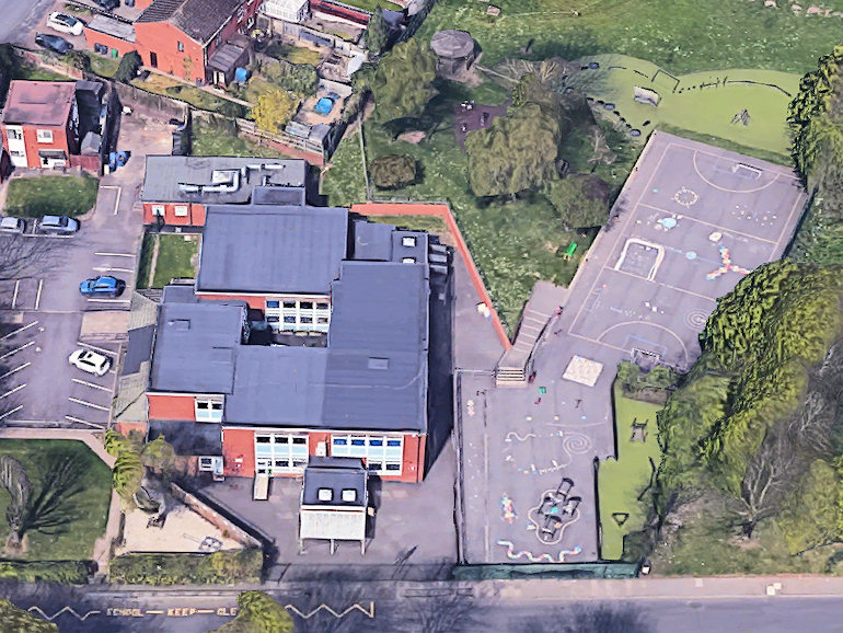 Our school from above (c) Google Maps St Mark's Catholic Primary School (c) Google Maps