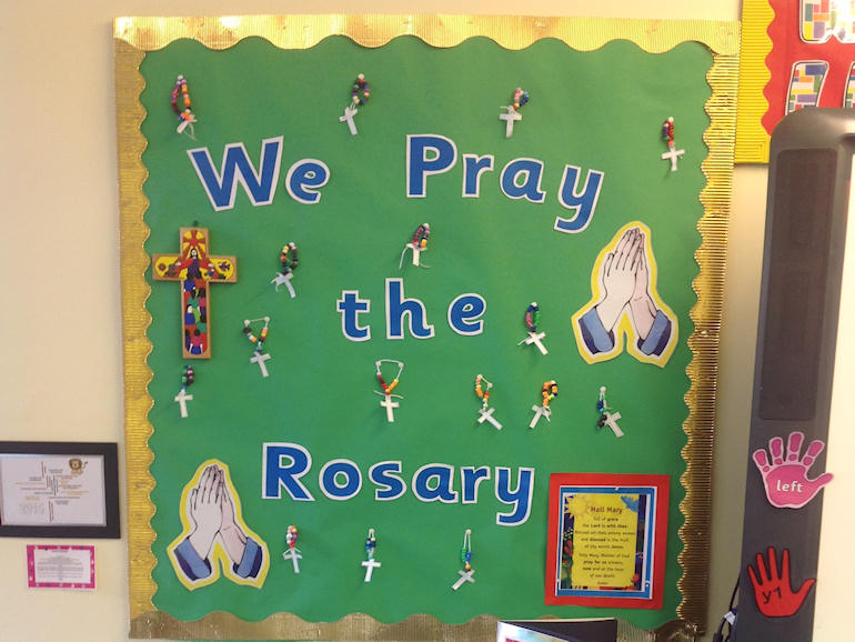 We Pray the Rosary display
